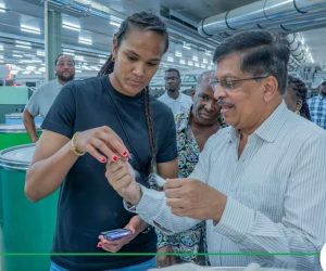 EN VISITE AU BÉNIN : Wendie Renard salue les prouesses de la Gdiz