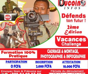 FORMATION EN CADRAGE-MONTAGE  PHOTOGRAPHIE ET INFOGRAPHIE À PARAKOU : Une opportunité de bonnes vacances