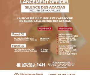 LANCEMENT DE L’ANTHOLOGIE « SILENCE DES ACACIAS  » : Deux panels enrichissants au cœur de cette célébration littéraire
