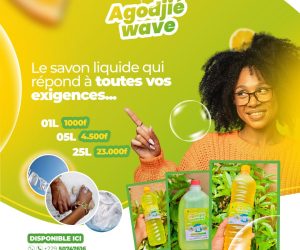 AGODJIÉ WAVE: Le savon liquide qui transforme votre rituel de nettoyage