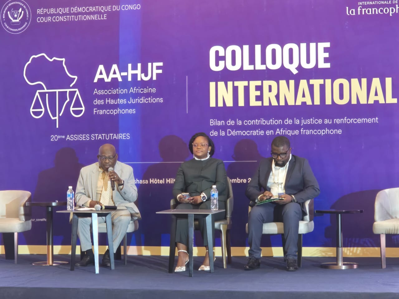 VINGTIÈMES ASSISES DES HAUTES JURIDICTIONS FRANCOPHONES : Dandi Gnamou au cœur des débats sur les nouveaux chantiers de la justice en Afrique francophone