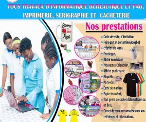 L’ŒUVRE DE DIEU FALOK À GLO ADJAKPA : L’excellence au service de vos impressions et créations graphiques