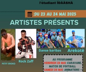 JOURNÉE DE L’ÉTUDIANT IDAASHA À L’UNIVERSITÉ DE PARAKOU : Deux jours de culture, de sport et de fête les 23 et 24 mai 2025