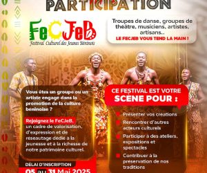 FECJEB 2025 : Les inscriptions sont ouvertes pour le plus grand rendez-vous culturel des jeunes béninois
