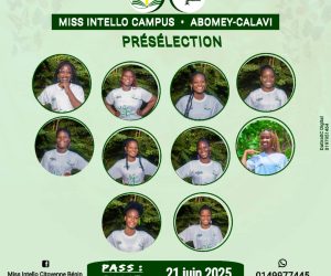 MISS INTELLO-CAMPUS CALAVI : 10 candidates, 6 tickets pour la grande finale !