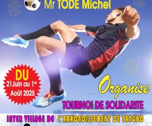 TOURNOI DE SOLIDARITÉ À TANGBO : Les jeunes leaders fédèrent la jeunesse autour du cuir rond
