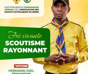 ÉLECTION AU COMMISSARIAT GÉNÉRAL DES SCOUTS CATHOLIQUES : Joël Sènahoun trace la voie de son mandat