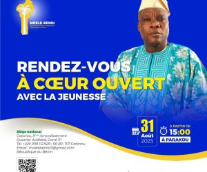 ANIMATION DE LA VIE POLITIQUE : Moele-Bénin à cœur ouvert avec la jeunesse de Parakou