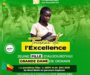 2ᵉ ÉDITION DE LA TOURNÉE DE L’EXCELLENCE : La Présidente du MENE, Adizatou Arouna met à l’honneur les meilleures filles du Septentrion au BEPC et au BAC 2025