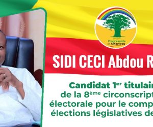 HUITIÈME CIRCONSCRIPTION ÉLECTORALE : Sidi Ceci Abdoul Raouf, le choix de la proximité et de la continuité
