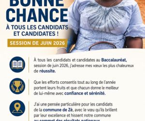 BAC 2026 : La députée suppléante Clarisse Dassi appelle les candidats à croire en leurs rêves
