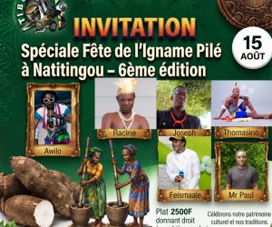GASTRONOMIE ET PATRIMOINE CULTUREL À NATITINGOU : La Fête de l&rsquo;Igname Pilée signe son grand retour le 15 août