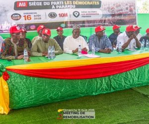 MEETING DE MOBILISATION À PARAKOU: Le parti politique « Les Démocrates » consolide sa base militante dans le Septentrion
