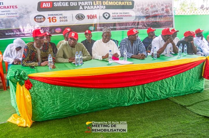 MEETING DE MOBILISATION À PARAKOU: Le parti politique « Les Démocrates » consolide sa base militante dans le Septentrion