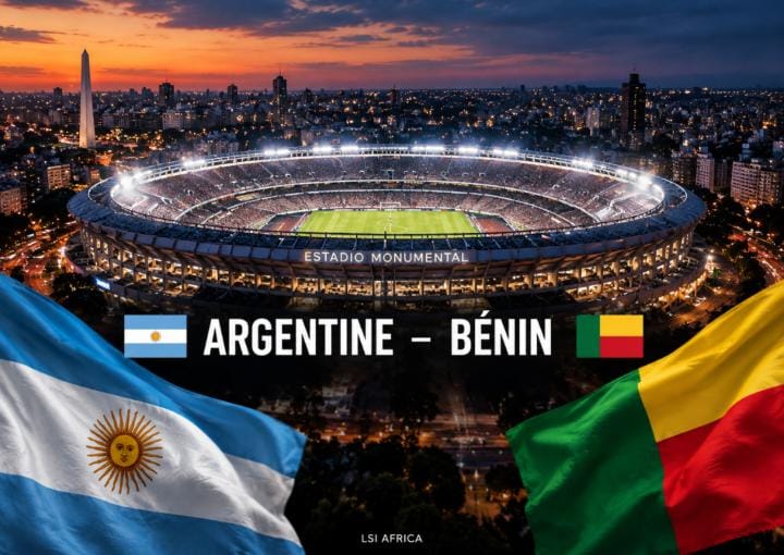 ARGENTINE-BÉNIN : Les Guépards tiennent tête à Messi à la pause